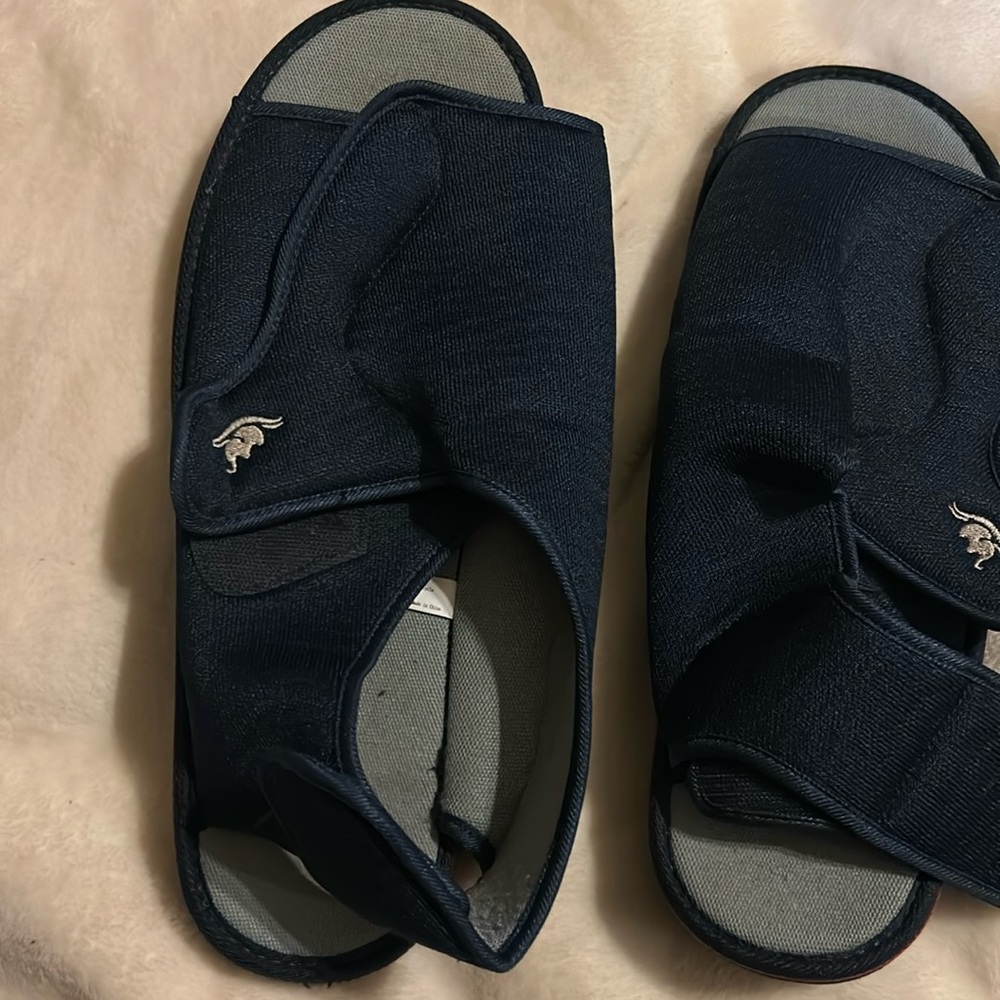 Size 14 Diabetic slippers Grey